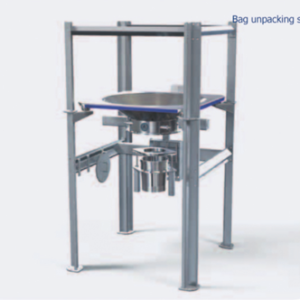 Bulk unloading and loading station