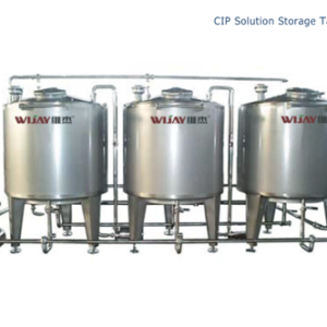 CIP solution storage tank