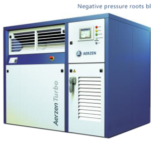 Negative pressure rotary air blower