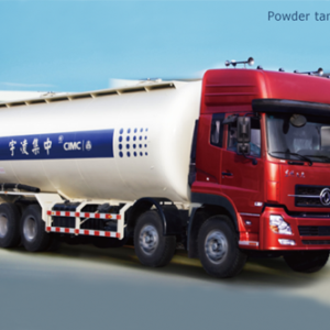 Powder tanker truck