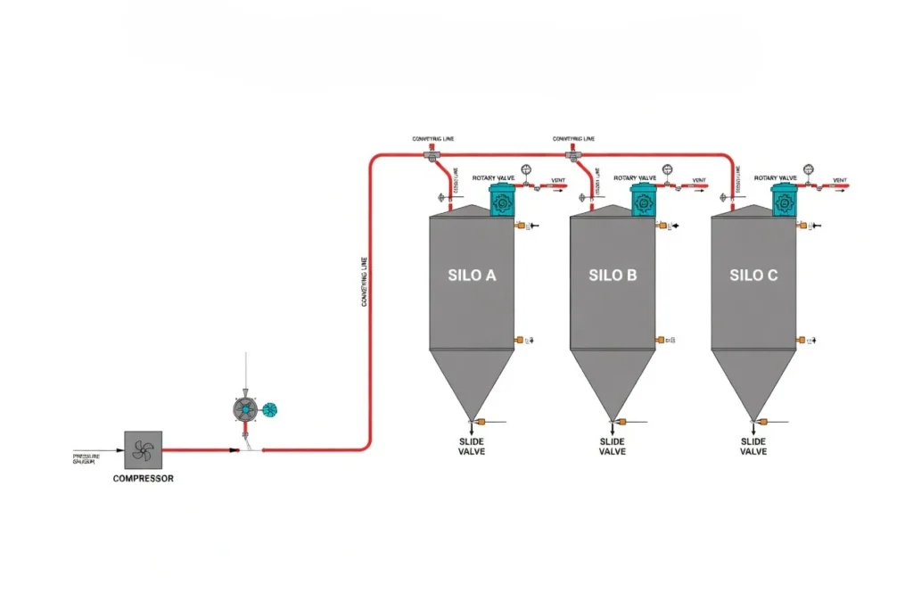 Dense Phase Conveying System