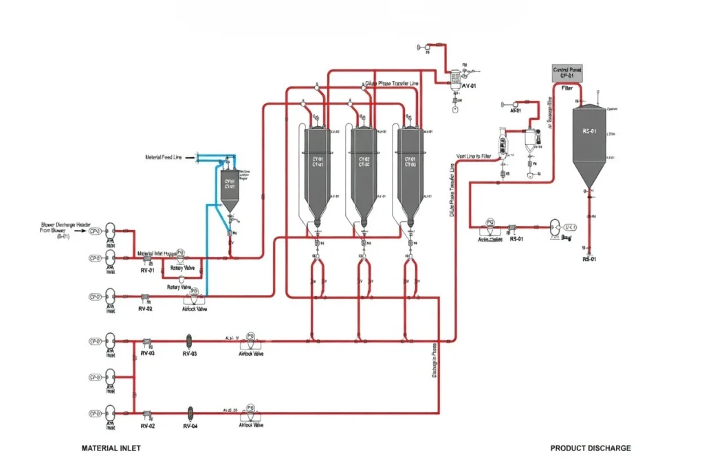 Dilute Phase Conveying System