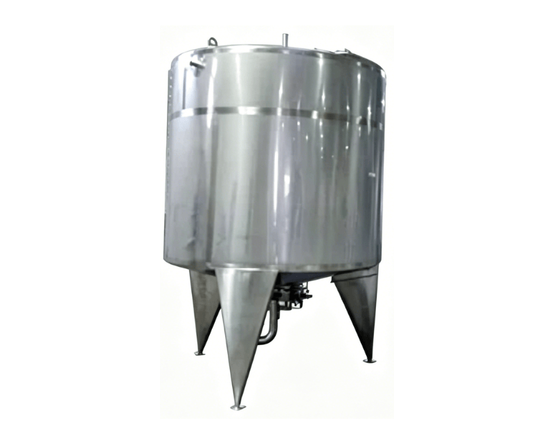 Vertical fluid storage tank