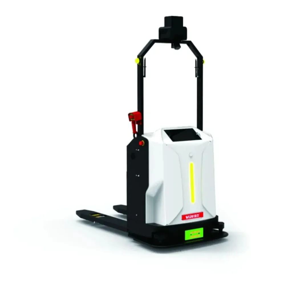 Dual-Pallet Unmanned Forklift AGV for Heavy-Duty Handling in Narrow Aisles