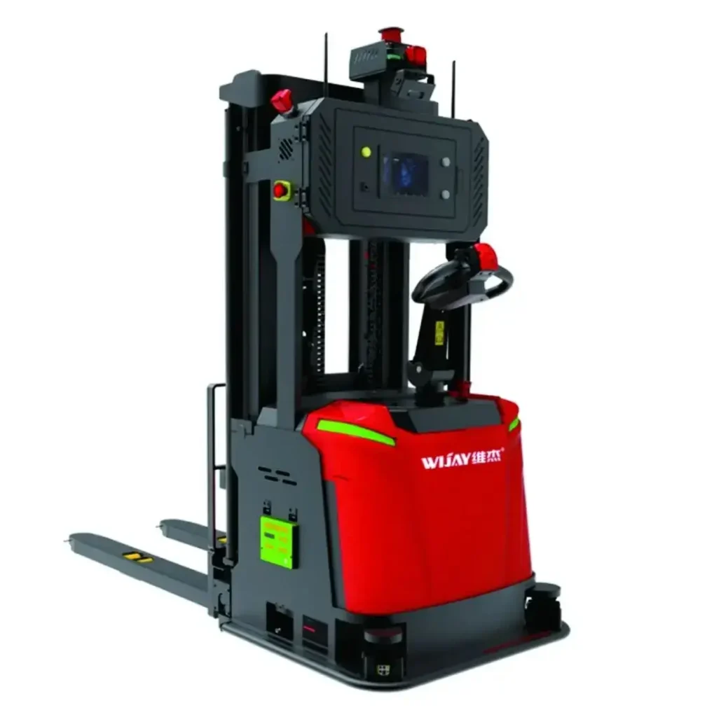 Stacker AGV Unmanned Forklift for High-Level Stacking Matched