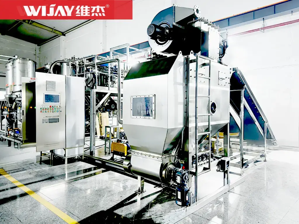 Central dust extraction system with PLC control cabinet