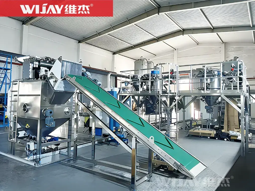 industrial central dust filter unit for powder filling production line